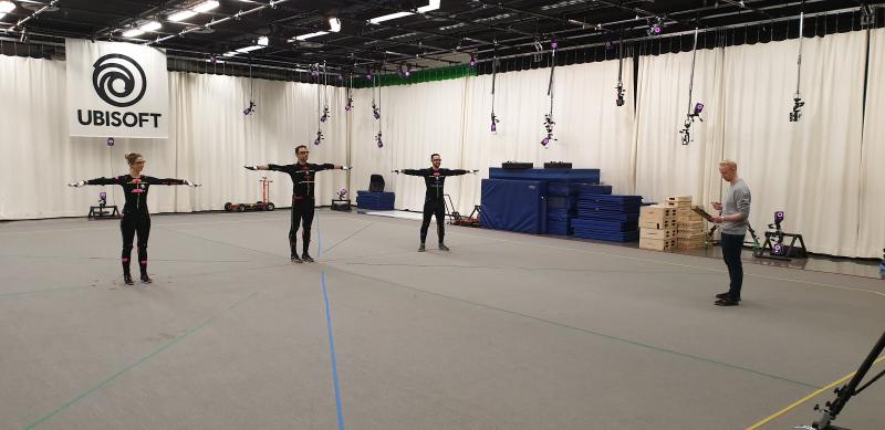 Image from a motion capture shoot for the Avatar dialogue system